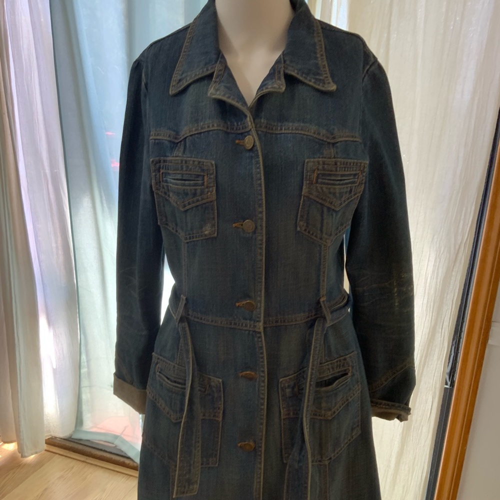 Nice Denim Dress Jacket by Serfontaine Large